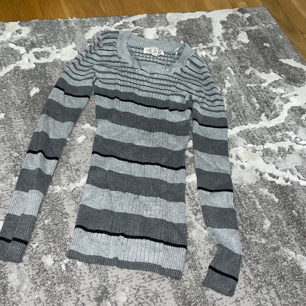 stripe sweater